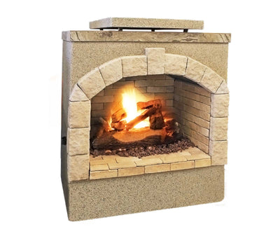 Cal Flame FRP-906-1 Outdoor Fireplace Propane Gas Hearth Solo