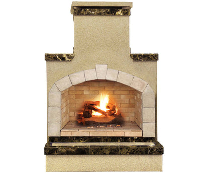 Cal Flame FRP-908-2 Outdoor Fireplace Propane Gas Hearth 