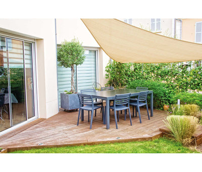 16.5' All-Weather Outdoor Triangular Shade Sail