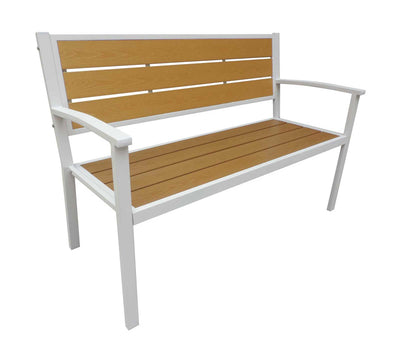 Ez-Care Tek-Wood™ Steel Patio Bench