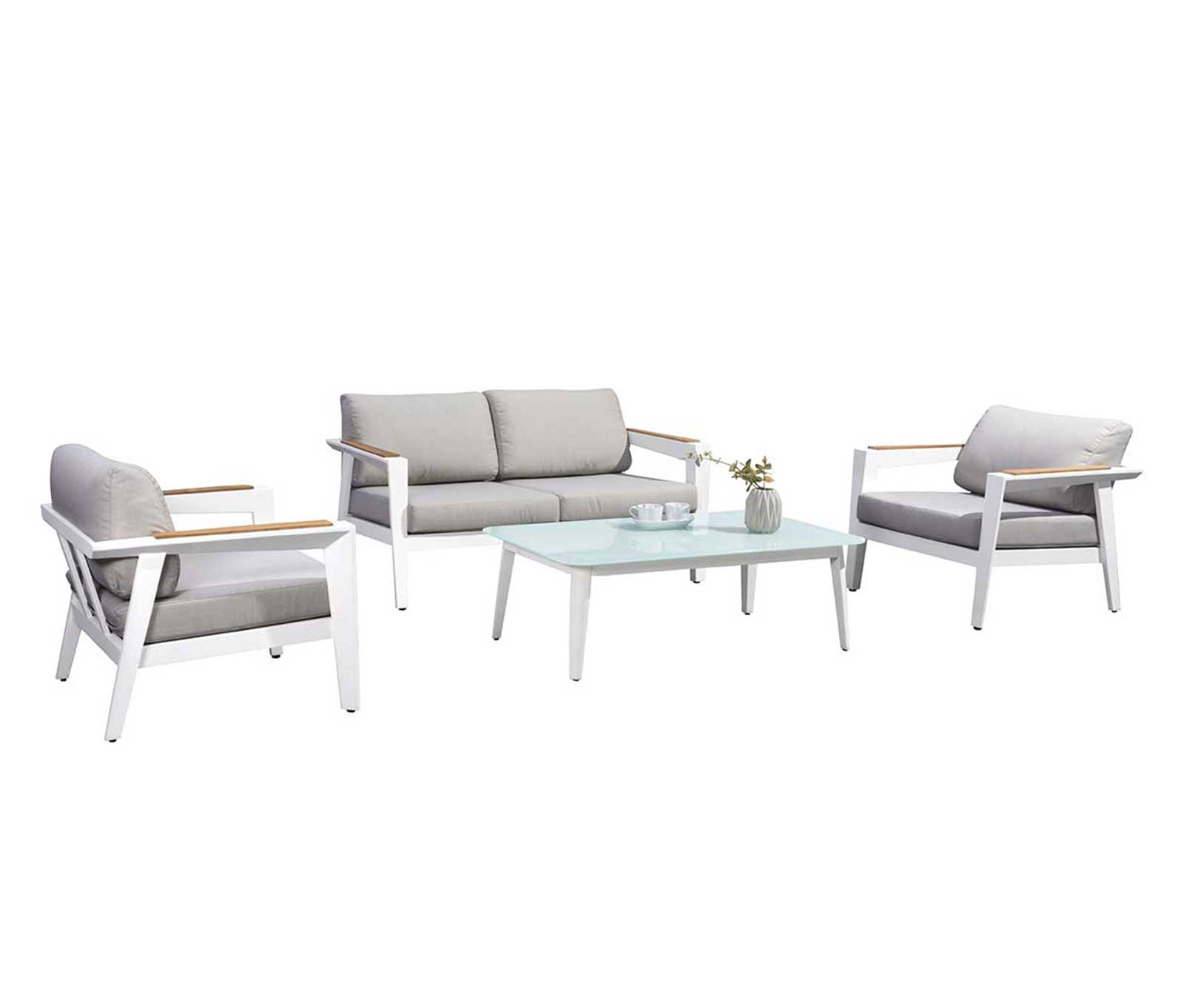 Newport 4 Piece Conversation Set Taupe